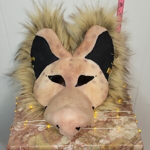 Homemade Hyena Therian/ Furry Mask